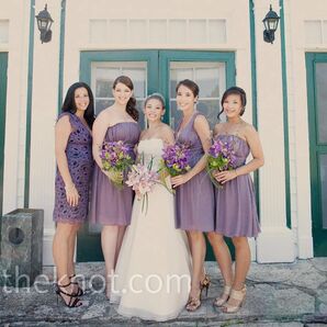 Purple Bridesmaid Dresses