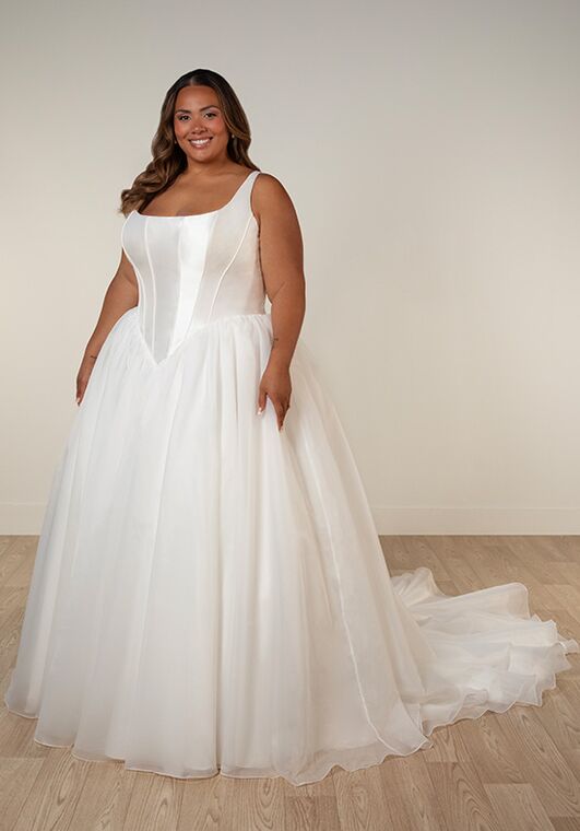 Stella York SY8222+ Ball Gown Wedding Dress - 5