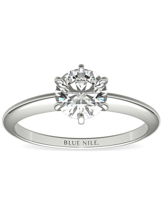 Blue Nile Round Cut Engagement Ring - 1