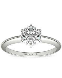 Blue Nile Round Cut Engagement Ring