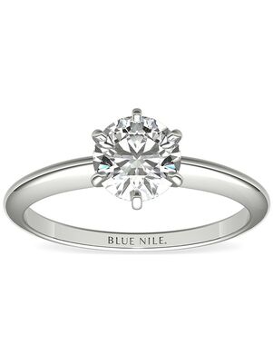 Blue Nile Round Cut Engagement Ring