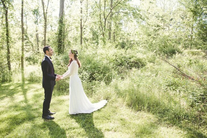 
                                        Lauren Clark (26 and a nutrition teacher) and Paul Dale’s (30 and a teacher) vintage, garden-style wedding p