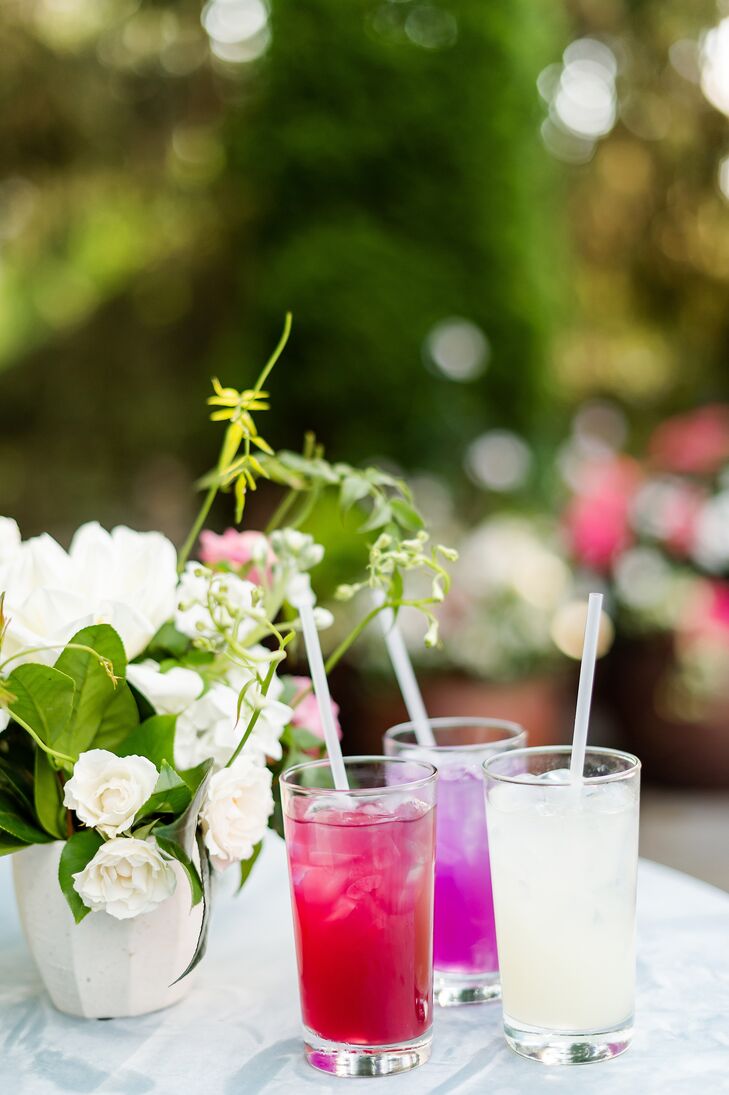 Signature Cocktails With Straws