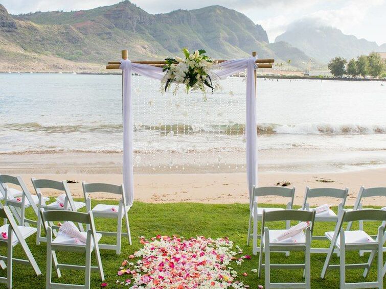 Wedding venue in Kauai, Hawaii.