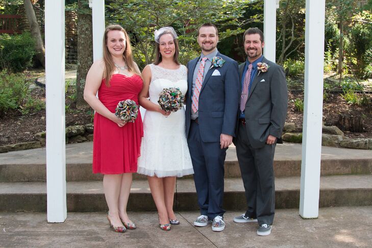 “Incorporating Marvel comics into most aspects of the wedding really helped us show our guests how much fun we have as a couple,” says Rebecca.