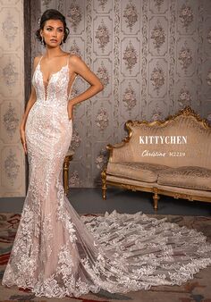 KITTYCHEN CHRISTINA, H2219 Fit-and-Flare Wedding Dress