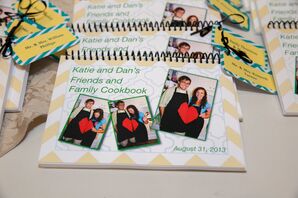 Personalized Cookbook Wedding Favors