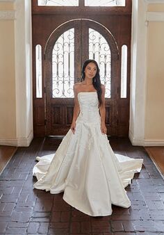 Essense of Australia D4195 A-Line Wedding Dress