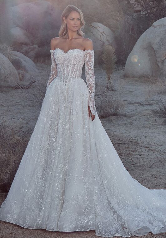 Calla Blanche 126105 Bianca A-Line Wedding Dress - 4
