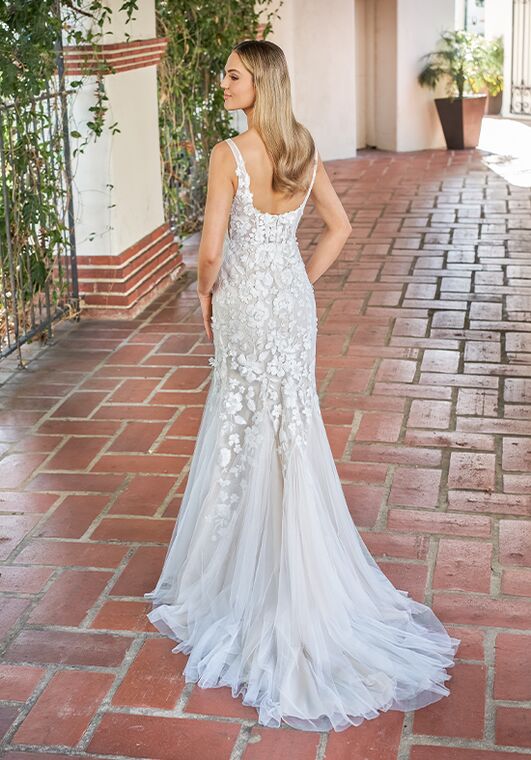 Jasmine Couture Naomi Fit-and-Flare Wedding Dress - 4