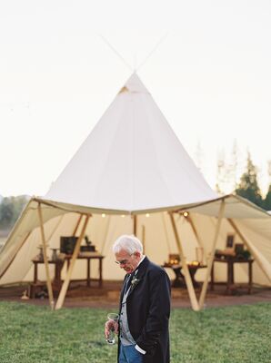 Rustic Tepee Dinner Stations