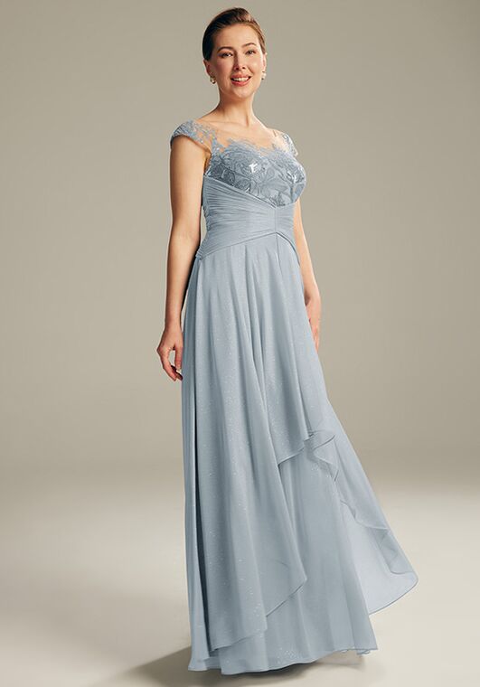 AW Bridal AW Shelley Dress Blue Mother Of The Bride Dress - 4