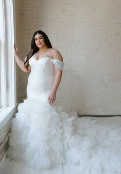 Martina Liana 1611 plus Fit-and-Flare Wedding Dress