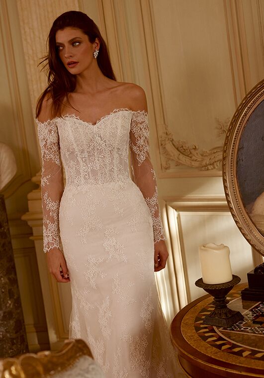 Justin Alexander June Fit-and-Flare Wedding Dress - 4