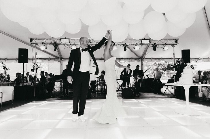 Paper Lantern Dance Floor Canopy