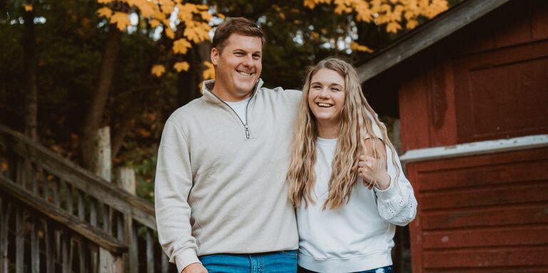 Emily & Cory Home Page Banner