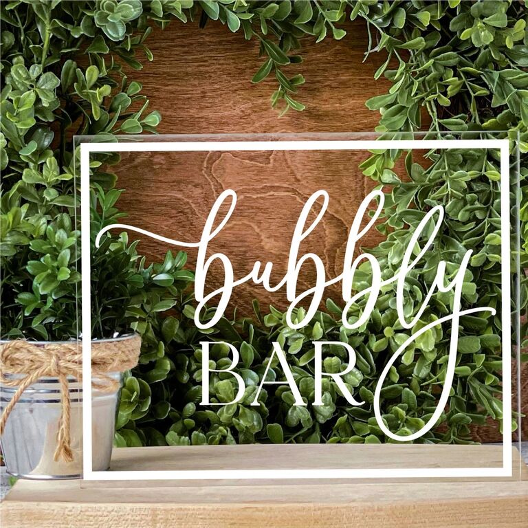 A "bubby BAR" sign.