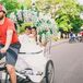 After the ceremony, Courtney, Joe and the wedding party took rickshaws to the reception. “The people of Charleston honked, waved, clapped and screamed 'congratulations' as we rode by,” Courtney says.