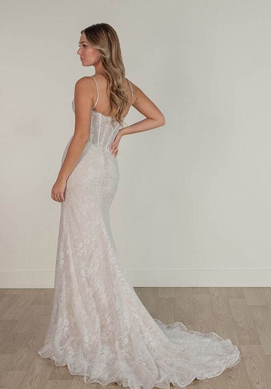 Stella York SY8122 Column Wedding Dress - 7