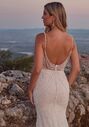 Calla Blanche 125104 Raquelle Sheath Wedding Dress - thumbnail - 4