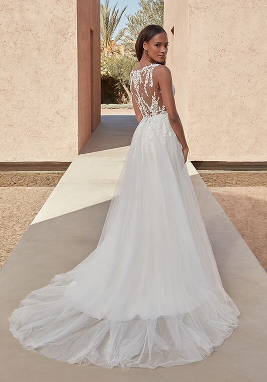 Adore by Justin Alexander Alima Fit-and-Flare Wedding Dress - 4