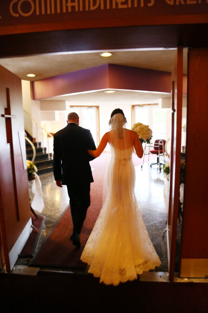 Bride and Groom Exiting Church