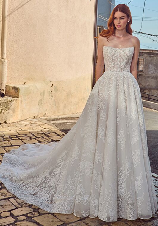 L'amour by Calla Blanche LA25101 Aretha A-Line Wedding Dress - 6