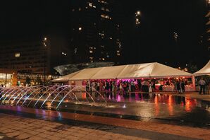 Tented Cowles Commons Reception