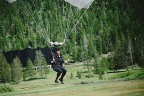 Groom Landing at Old Horse Stables Ceremony