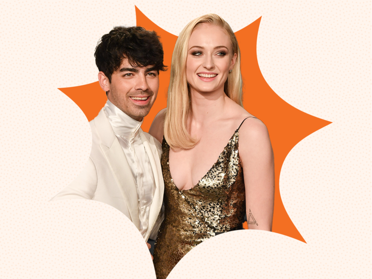 Pregnant Sophie Turner & Joe Jonas match at Met Gala 2022