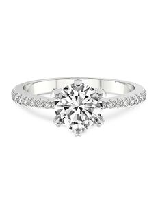 Friendly Diamonds Elegant Cushion, Pear, Round, Oval Cut Engagement Ring