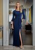Jade Mother of the Bride by Jasmine J225008 Black,Blue,Brown,Champagne,Gray,Green,Ivory,Pink,Purple,Red,Silver,White Mother Of The Bride Dress - thumbnail - 1