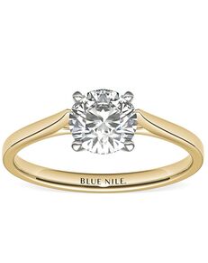 Blue Nile Round Cut Engagement Ring
