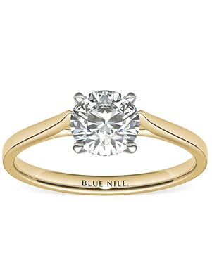 Blue Nile Round Cut Engagement Ring