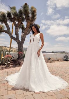 Beloved by Casablanca Bridal BL439 A-Line Wedding Dress