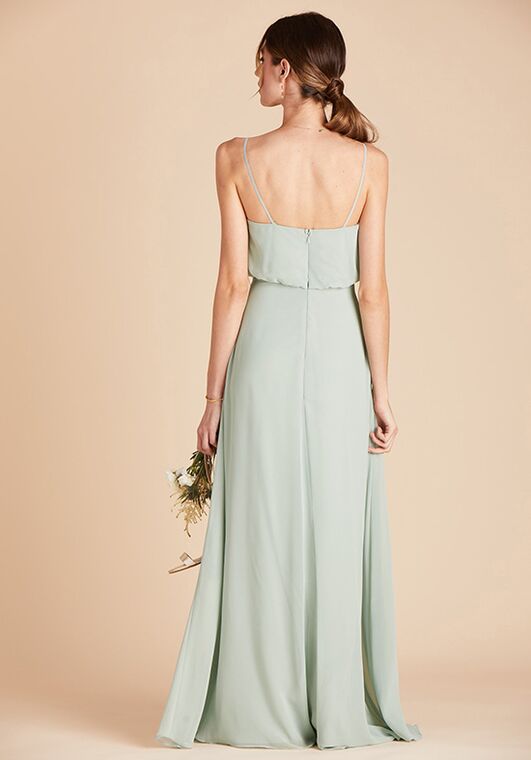 Birdy Grey Gwennie Dress in Sage V-Neck Bridesmaid Dress - 4