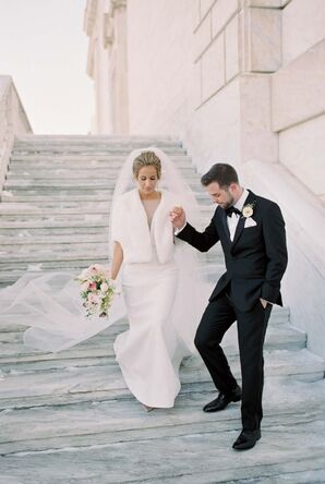 Bride and Groom at Detroit Institute of Arts Wedding