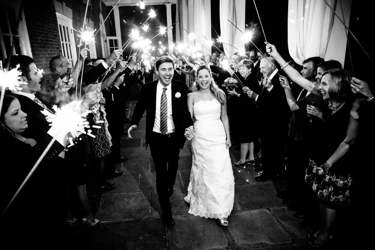 Sparkler Reception Exit at Highlands Country Club