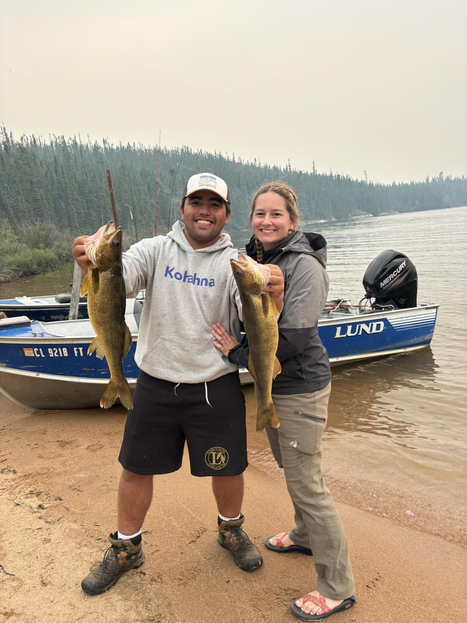Tasha's first time outside of the country. Another Uncle Steve adventure, this time to his cabin on Davin Lake, Canada.