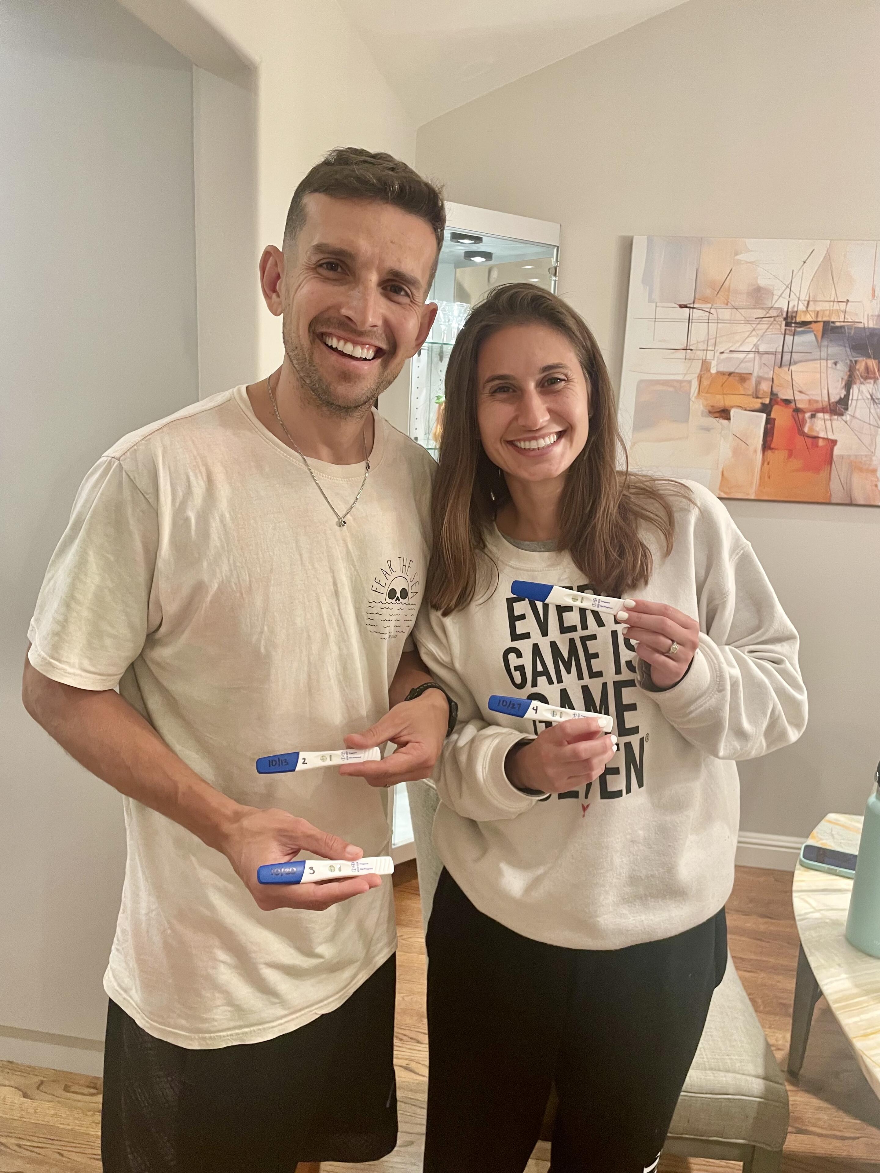 We find out we're pregnant!!