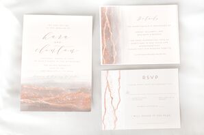 Light Pink Invitations and Paper Goods