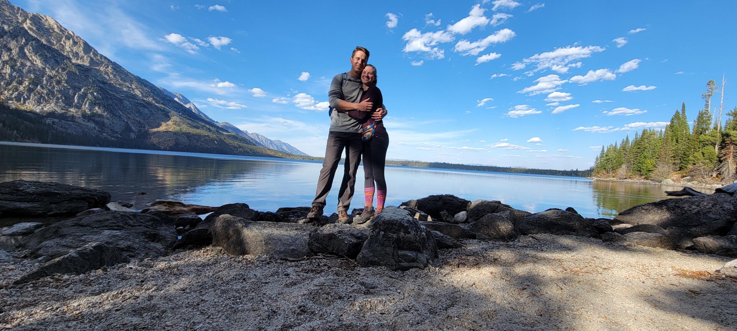 We got engaged at Jenny Lake in Grand Teton National Park!