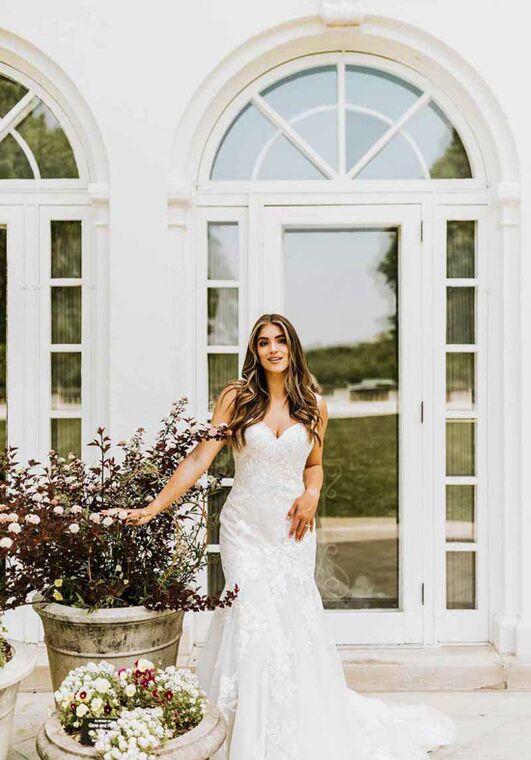 Stella York 7636 Fit-and-Flare Wedding Dress - 7