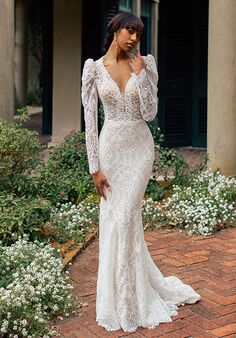 Wilderly Bride Beth Sheath Wedding Dress