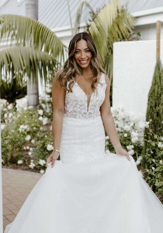 Stella York 7630 Fit-and-Flare Wedding Dress - 7