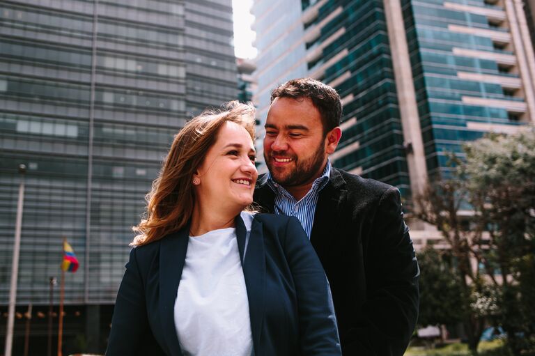 Iván & Lina Home Page Banner
