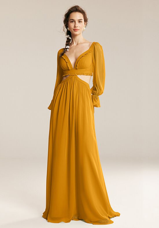 AW Bridal AW Ada Dress V-Neck Bridesmaid Dress - 1