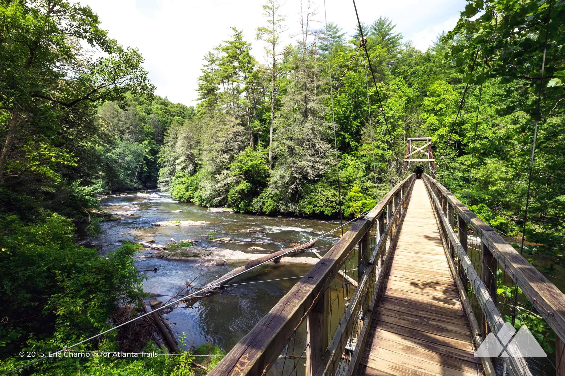 Picture of Swinging Bridge on the Toccoa River