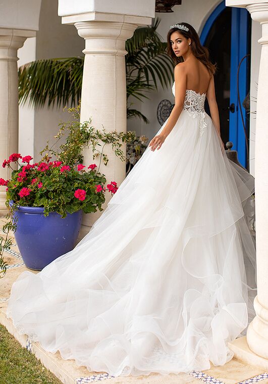 Moonlight Couture H1393 Ball Gown Wedding Dress - 3