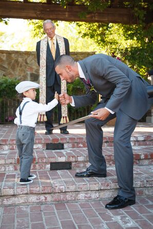 Ring Bearer Hat and Suspenders
